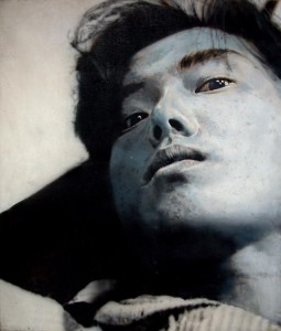 Self portrait 1992, acrylic on canvas, 53.0 X 45.5cm